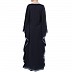 Kaftan abaya with Chikan embroidery work- Navy Blue Kaftan abaya with Chikan embroidery work- Navy Blue